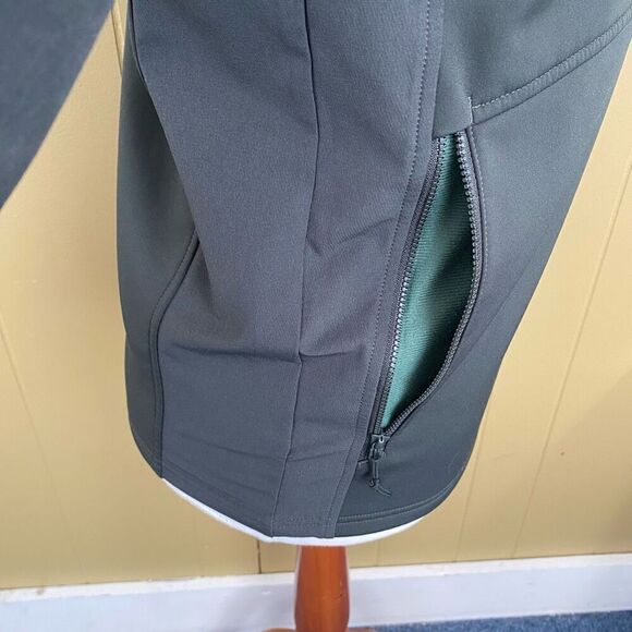 Under Armour men S cold gear Infrared fitted full zip jacket olive green - Picture 11 of 13